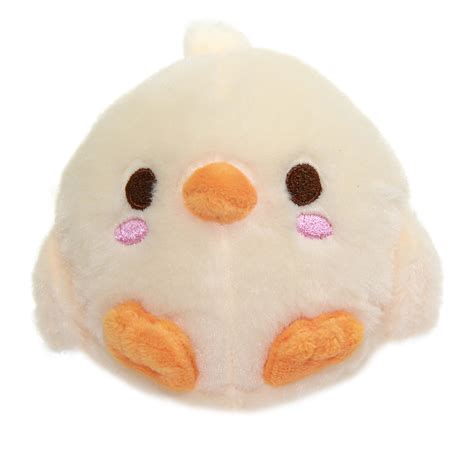 Baby Chick Plush Doll Kawaii Stuffed Animal Soft Fuzzy Squishy Plushie Mochi Yellow
