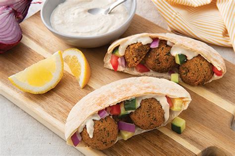 Falafel Pita Pocket with Tahini Sauce - Mission Foods