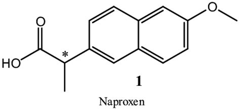 Structural formula of (±)-naproxen. | Download Scientific Diagram