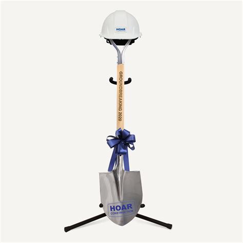 Groundbreaking Ceremonial Shovel Kit - Stainless Steel - Engraving, Awards & Gifts