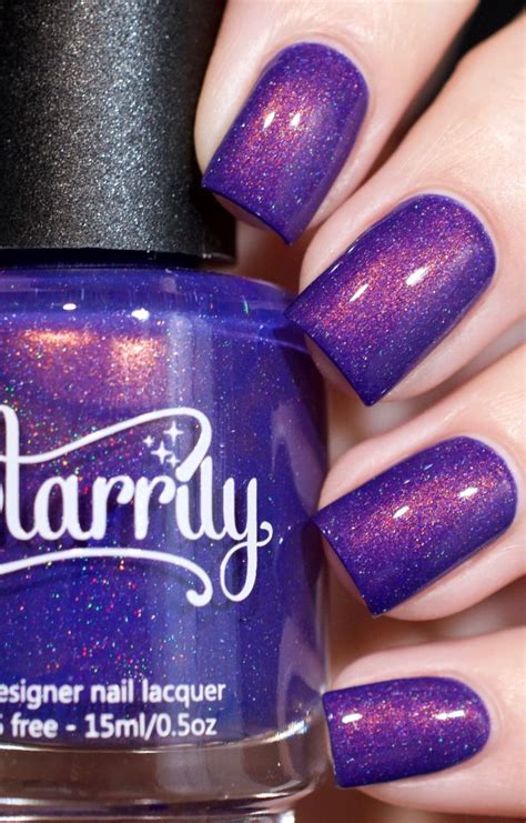 Starrily Galaxy Gang - Purple Copper Kelli Marissa Nail Polish 15 ml Purple Nail Polish ...