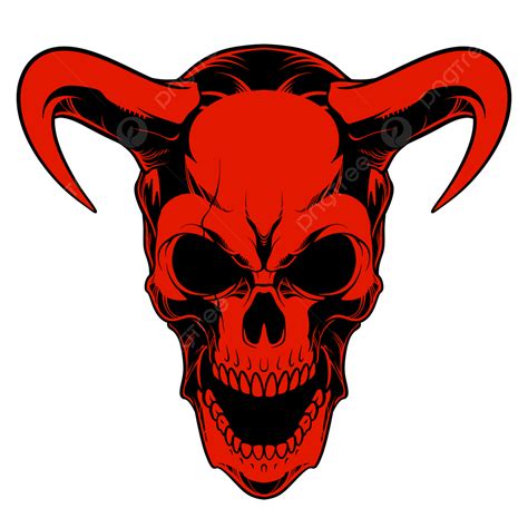 Monster Skull Hd Transparent, Red Monster Skull Head, Skull, Skull Art, Skull Png PNG Image For ...
