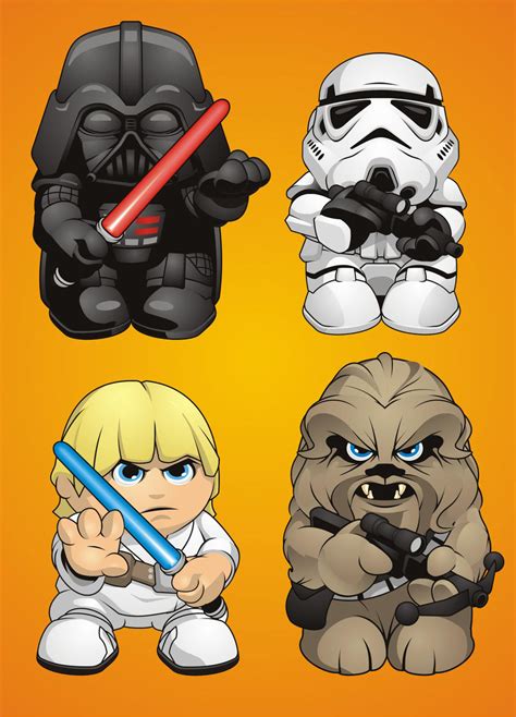 Star Wars Characters by BurningEyeStudios on DeviantArt