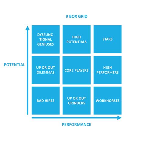 9 Box Grid for High Potential Leadership