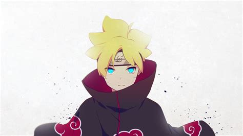 Blonde Boruto in Akatsuki - HD Wallpaper by にぴえ