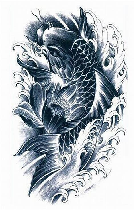 Japanese Koi Fish Tattoo Outline : Chinese Fish | Bodaqwasuaq