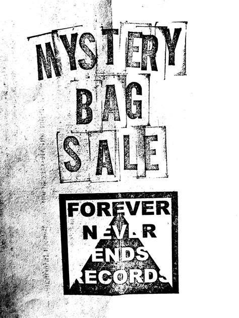 Mystery Bag Sale | foreverneverends