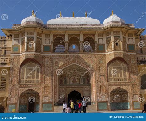 Interior of the Amber Fort India Editorial Image - Image of fort, royalty: 137039080