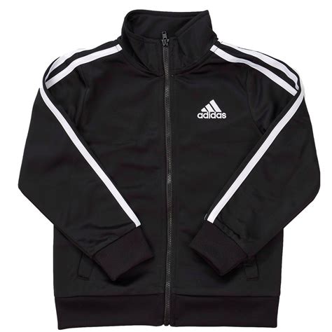 Adidas - Adidas Iconic Tricot Jacket - Black Adi - Boys - 6 - Walmart ...