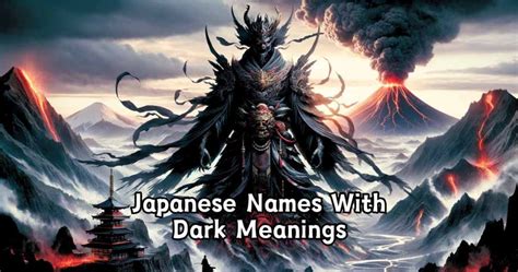 Dark Japanese Names with Meanings in 2025