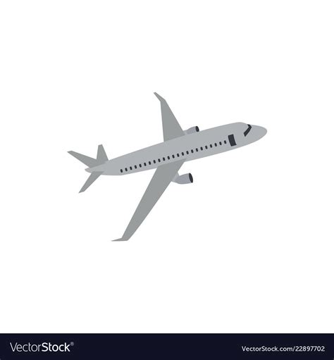 Aero plane graphic design template Royalty Free Vector Image