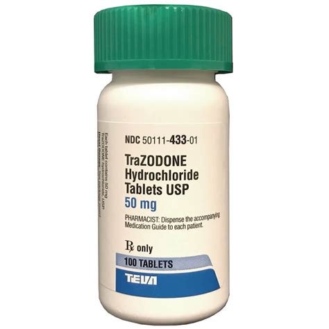 Trazodone Tablets, 50 mg