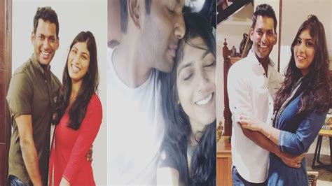 Vishal and Anisha Alla Reddy Unseen Photos || Tamil Hero Vishal | Hero ...