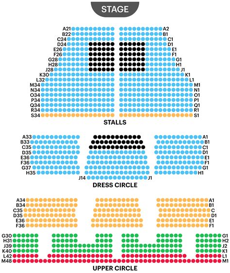 Cambridge Theatre Seating Plan | London Theatre Guide