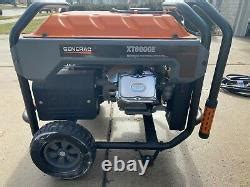 Generac Xt8000e 8,000 Watt Portable Gas Power Electric Start Generator