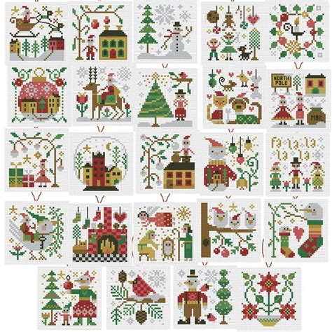 Herrschners® Christmas Mini Ornaments Counted Cross-Stitch Kit - Walmart.com - Walmart.com