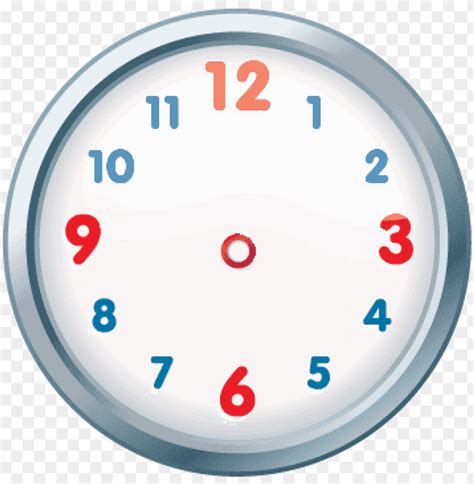 clock without hands PNG image with transparent background | TOPpng