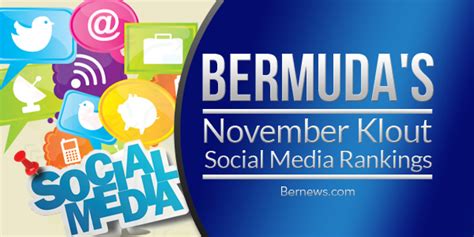 November’s 2015 Klout Social Media Rankings - Bernews