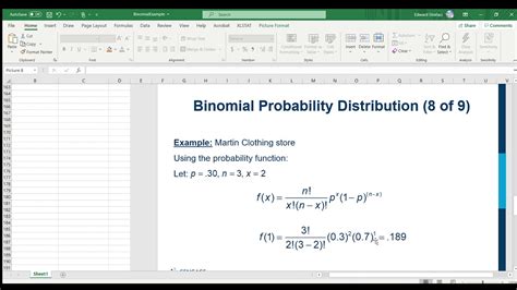 Calculate A Binomial Distribution Probability In Excel – Otosection