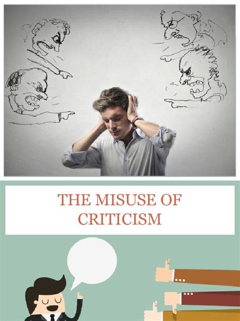 The Misuse of Criticism | PDF