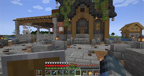 Blacksmith's house, with ilmango's super smelter integrated into the design. : r/Minecraft