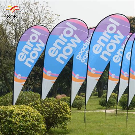 Beach Flag Pole Teardrop Feather Wholesale Promotion Advertising Kinds Of Garden Flags Pole ...