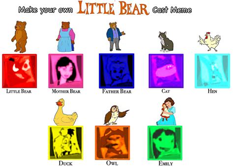 Make Your Own Lïttle Bear Cast Meme By Smochdar On DevïantArt - Little ...