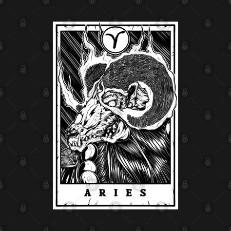 Aries Zodiac Tarot - Aries - T-Shirt | TeePublic