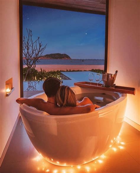 Perfect spot for a late night tub @paigunna... | Romantic bath, Romantic couples, Romantic