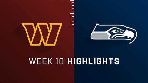 Washington Commanders vs. Seattle Seahawks highlights | Week 10