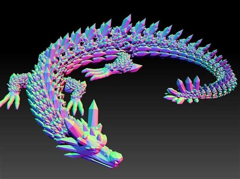 Articulated Dragon 3D Model