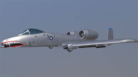 A-10 Warthog - 3D model by Envision Innovative Solutions (@EnvisionIS ...