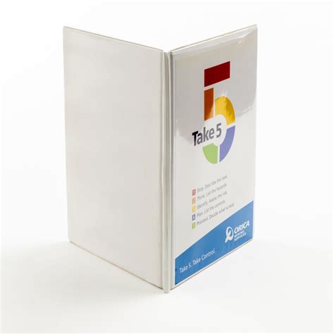 Display Folders| White PVC Presentation Folder | Sagamore Industries