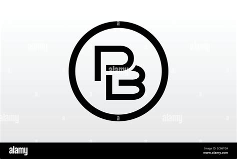 Initial PB Letter Logo With Creative Modern Business Typography Vector ...