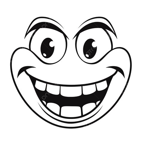 Smiling Face Black And White Drawing Outline Sketch Vector, Wing Drawing, Face Drawing, Smiling ...