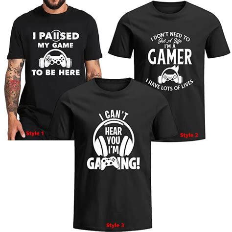 ฉันหยุดเกมของฉันที่จะอยู่ที่นี่เสื้อ Gamer เล่นเกมเสื้อยืดสำหรับผู้ชายตลกอารมณ์ขันตลกวิดีโอเกม ...