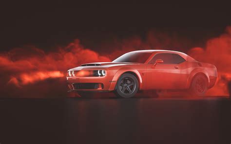 1920x1200 Red Dodge Challenger Demon SRT 1080P Resolution ,HD 4k Wallpapers,Images,Backgrounds ...