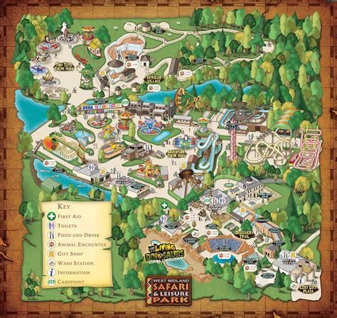 East Midlands Safari Park Map