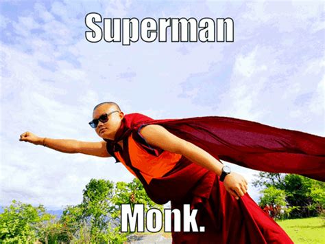 Tuks Powerful Monk GIF - Tuks Powerful monk Superman monk - Discover ...