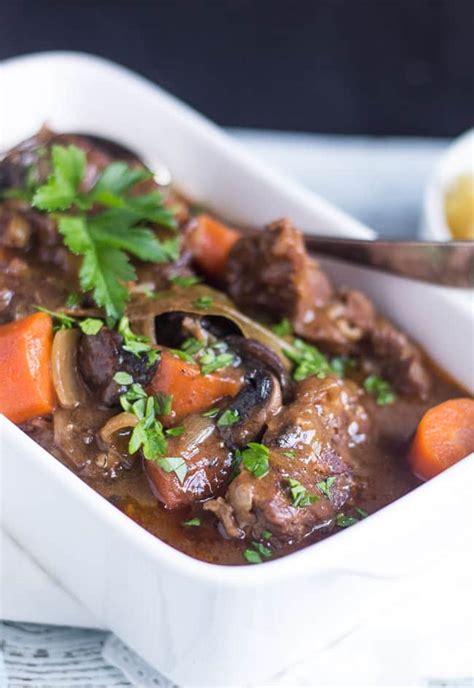 Slow Cooker Beef and Mushroom Stew