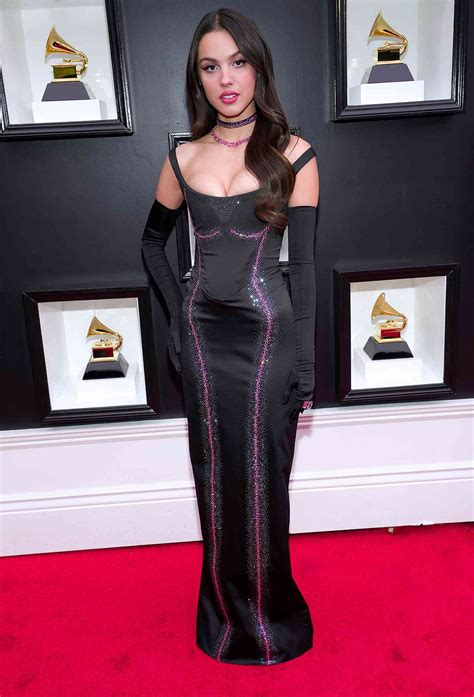 Olivia Rodrigo Wears Vintage Versace Dress for 2024 Grammys Red Carpet ...