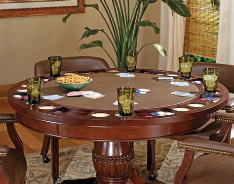 Steve Silver | TU5050 Tournament Game Table Set | Dallas Designer Furniture