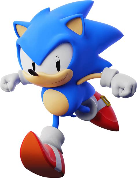 Download Classic Sonic Running Pose | Wallpapers.com