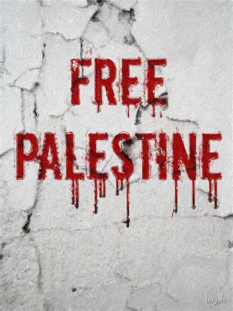 "Free Palestine - painted" by buyart | Redbubble