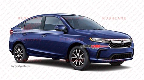 2024 Honda Amaze Next-Gen Imagined With Coupe Styling - Render