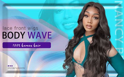 Amazon.com : Body Wave Lace Front Human Hair Wigs for Black Women 13x4 ...