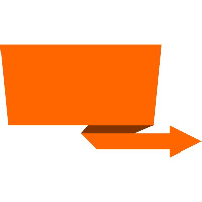 Orange Banner transparent PNG - StickPNG