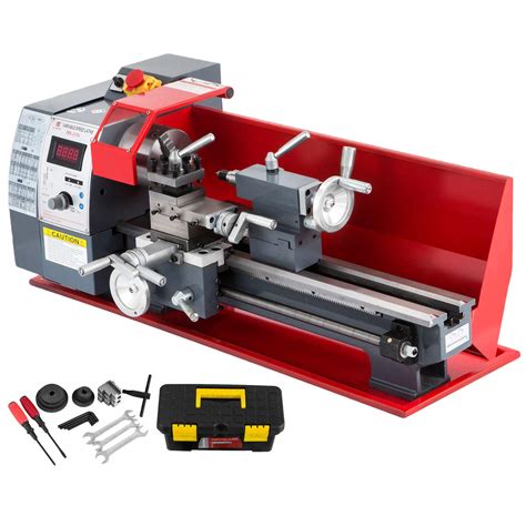 Buy VEVOR Precise Metal Lathe 8X 16 Inches Precision Mini Lathe Variable Speed Metal Work Lathe ...