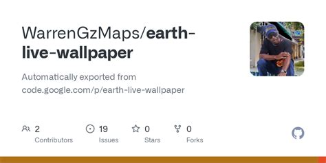 GitHub - WarrenGzMaps/earth-live-wallpaper: Automatically exported from ...