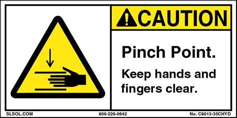 Caution - Pinch point